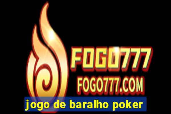 jogo de baralho poker