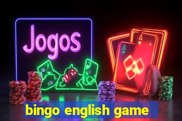 bingo english game