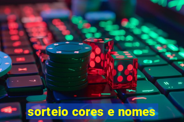 sorteio cores e nomes