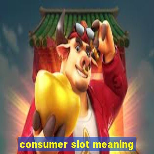 consumer slot meaning