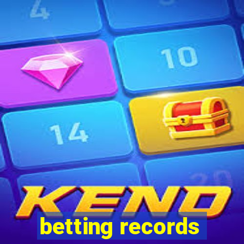 betting records