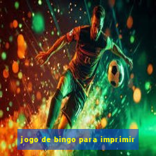 jogo de bingo para imprimir