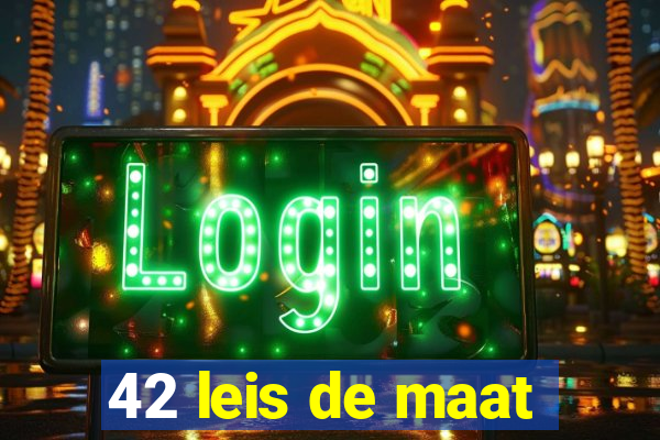 42 leis de maat