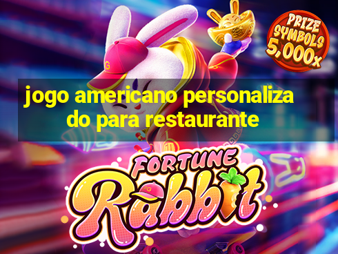 jogo americano personalizado para restaurante