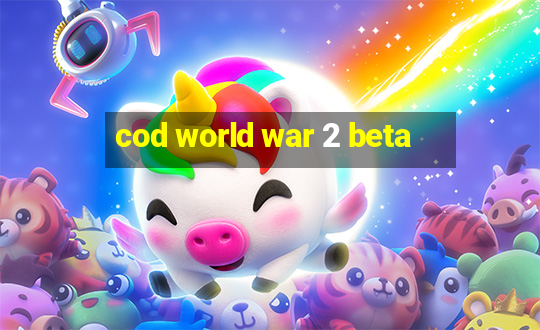 cod world war 2 beta