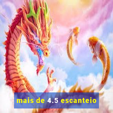 mais de 4.5 escanteio