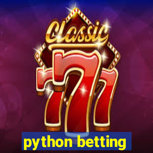 python betting