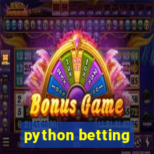 python betting