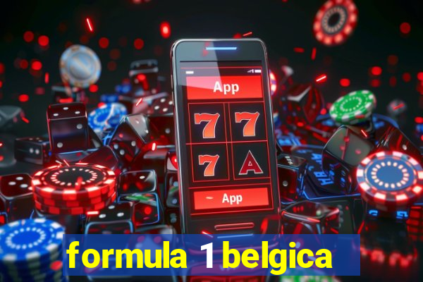 formula 1 belgica