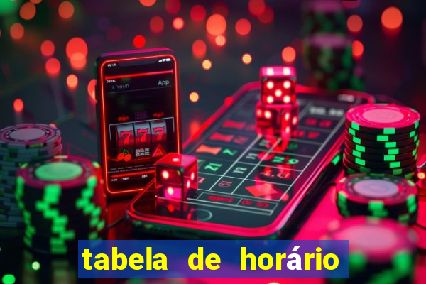 tabela de horário do fortune tiger