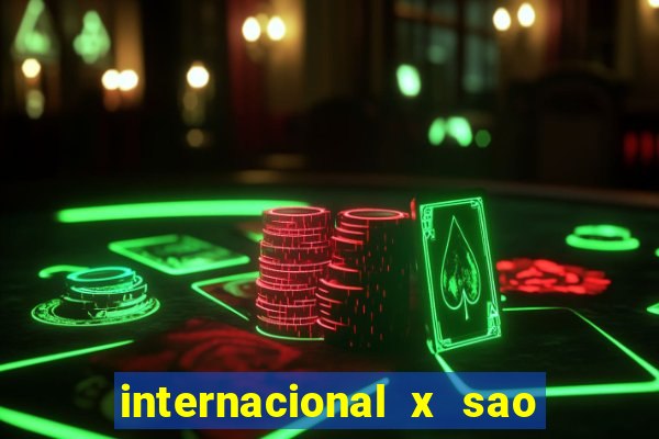 internacional x sao paulo palpite