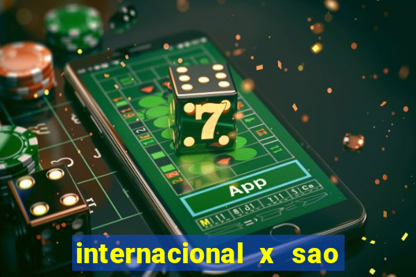 internacional x sao paulo palpite