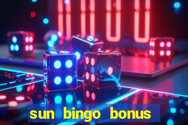 sun bingo bonus terms and conditions