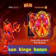 sun bingo bonus terms and conditions