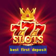 best first deposit bingo bonus