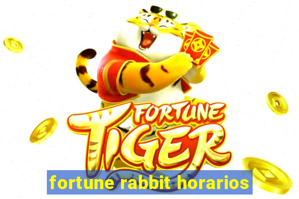 fortune rabbit horarios