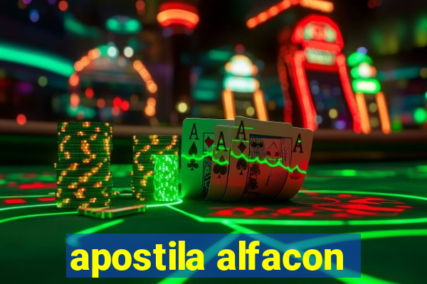 apostila alfacon