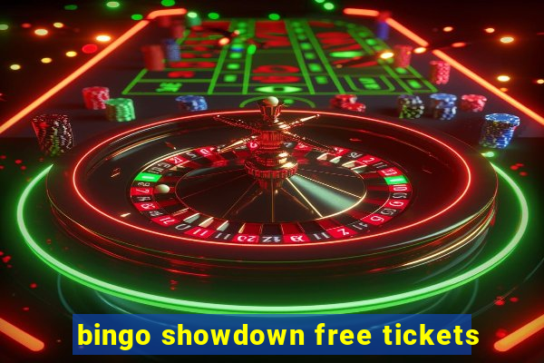 bingo showdown free tickets