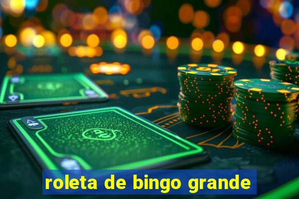 roleta de bingo grande