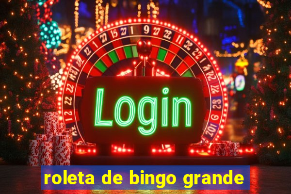 roleta de bingo grande