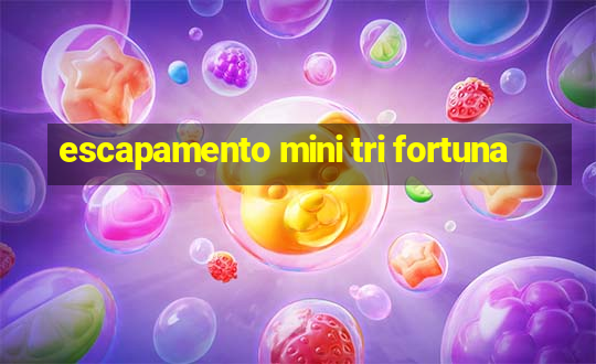 escapamento mini tri fortuna