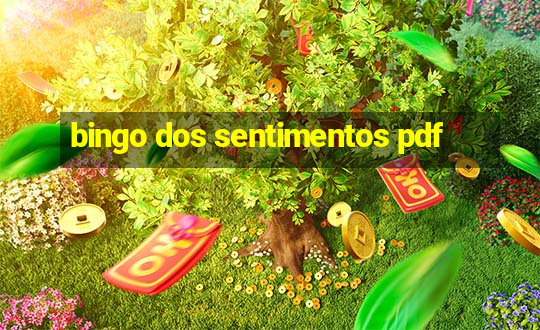 bingo dos sentimentos pdf