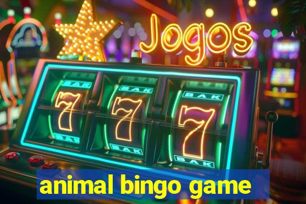 animal bingo game