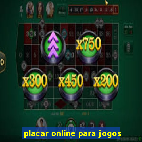 placar online para jogos