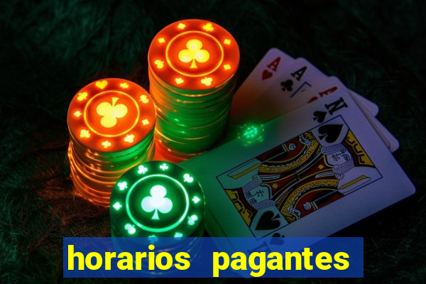 horarios pagantes slots pg