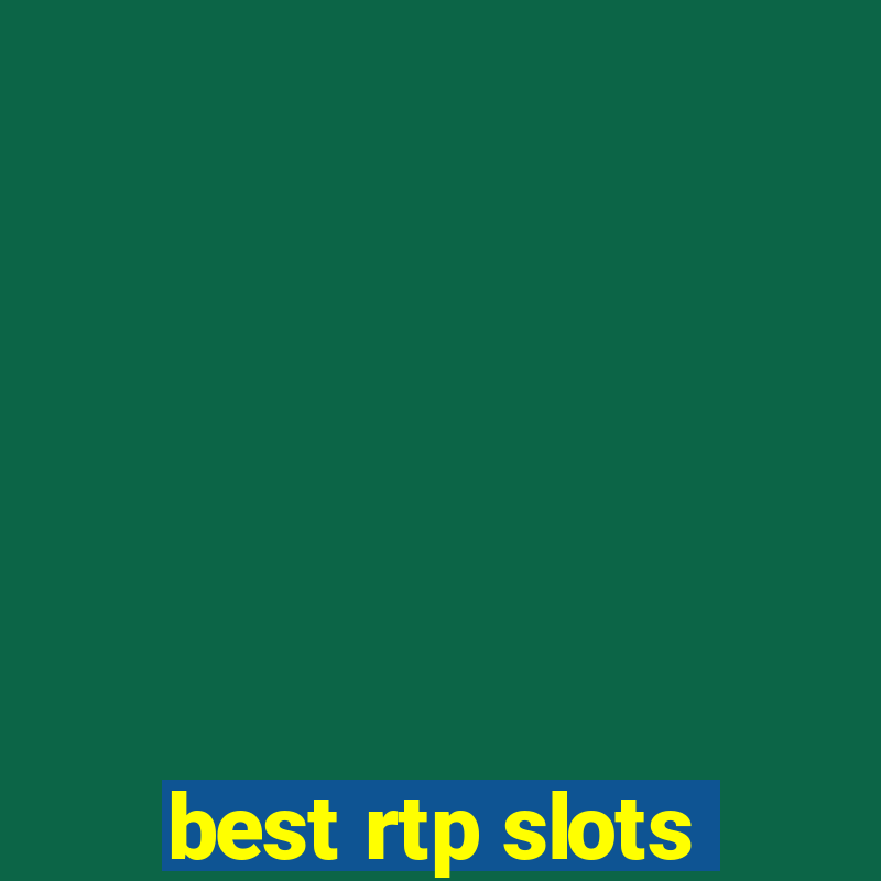 best rtp slots