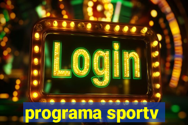 programa sportv