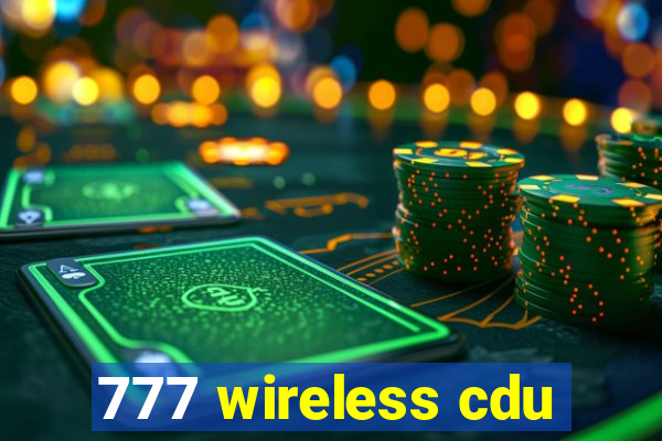 777 wireless cdu