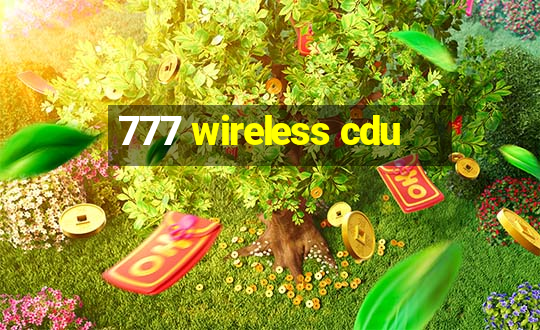 777 wireless cdu