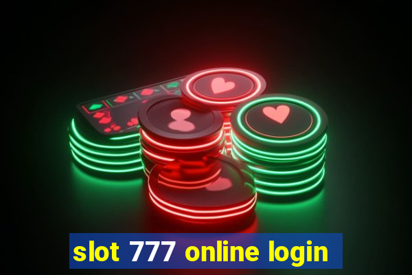 slot 777 online login