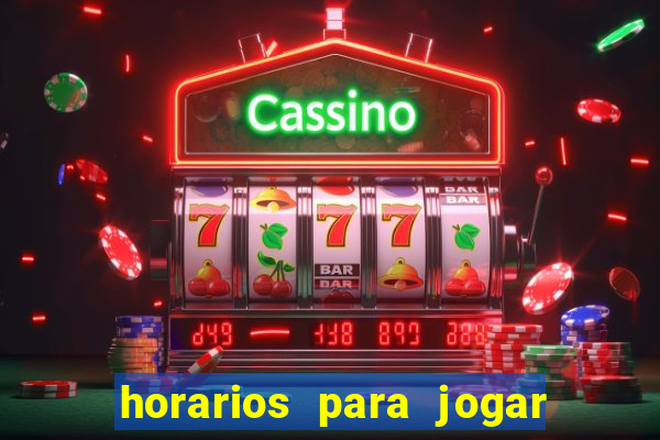 horarios para jogar fortune mouse