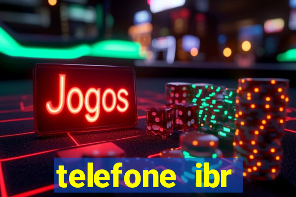 telefone ibr vitória da conquista