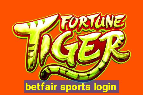 betfair sports login