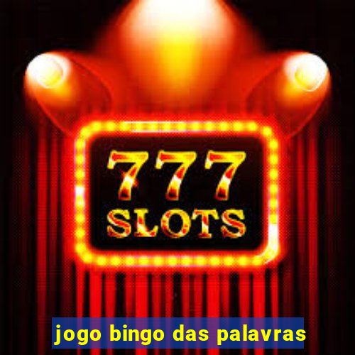 jogo bingo das palavras