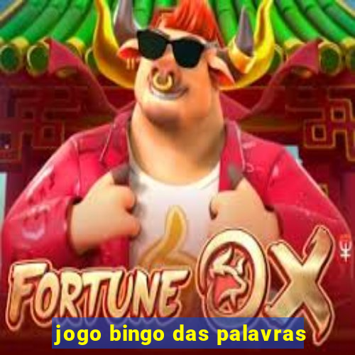 jogo bingo das palavras