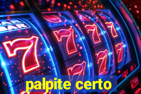 palpite certo