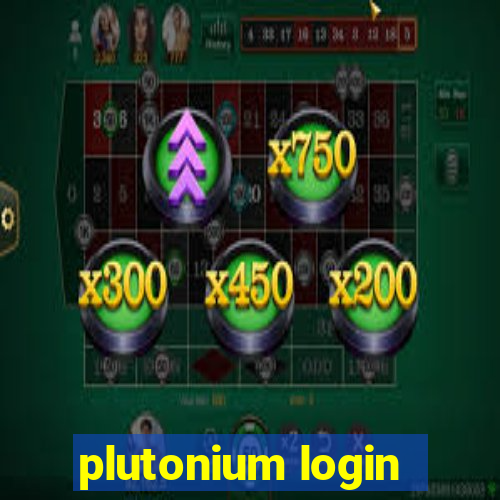 plutonium login