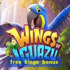 free bingo bonus money no deposit required