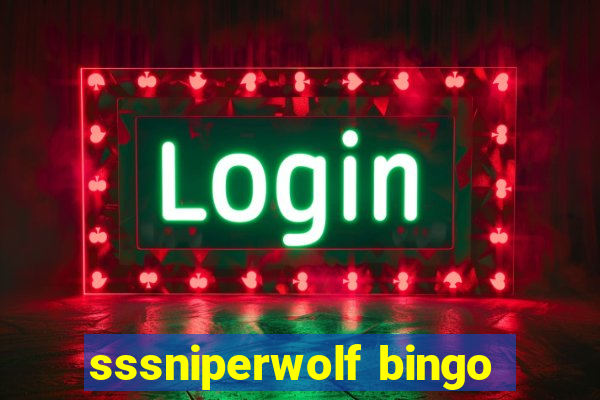 sssniperwolf bingo