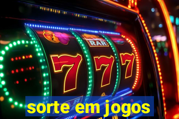 sorte em jogos