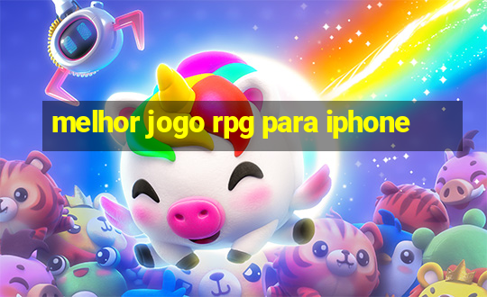 melhor jogo rpg para iphone