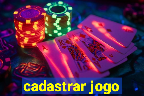 cadastrar jogo