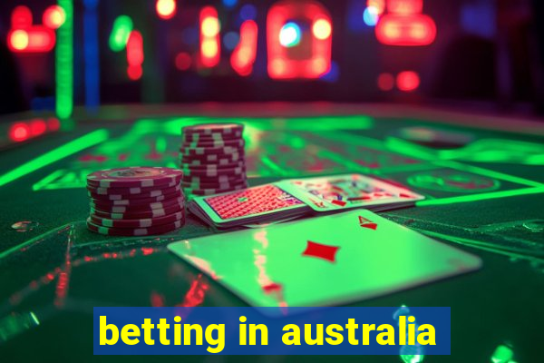 betting in australia