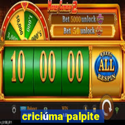 criciúma palpite