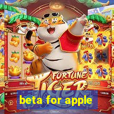 beta for apple