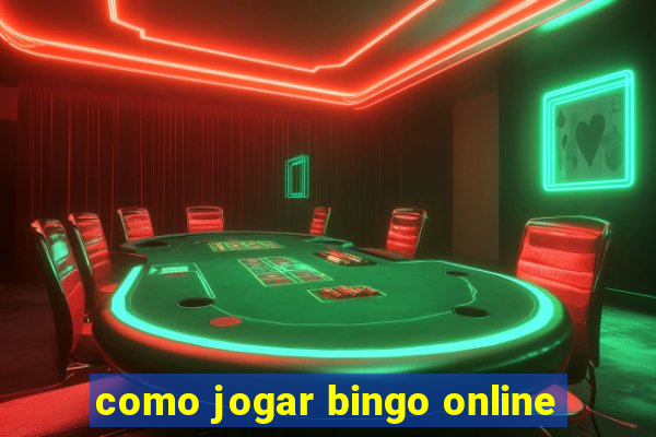 como jogar bingo online